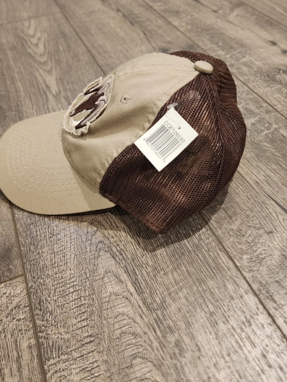 Outdoor Cap Mesh Back Trucker Hat Brown One Size BlackOvis Logo Hunting SnapBack
